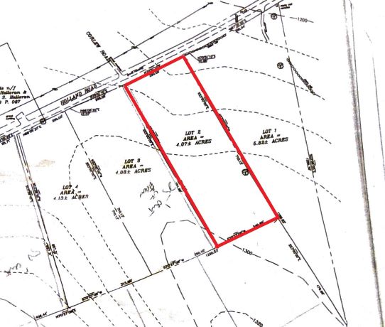 Holland Road Lot 2 Survey